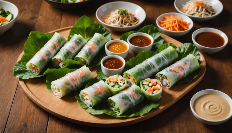 sauce cacahuètes rouleaux de printemps