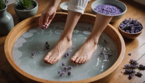 bain de pied bicarbonate