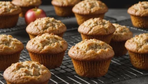 muffin à la compote de pomme