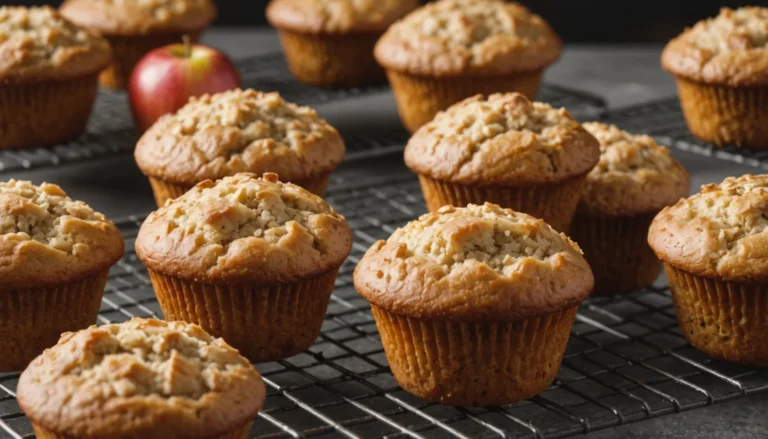 muffin à la compote de pomme